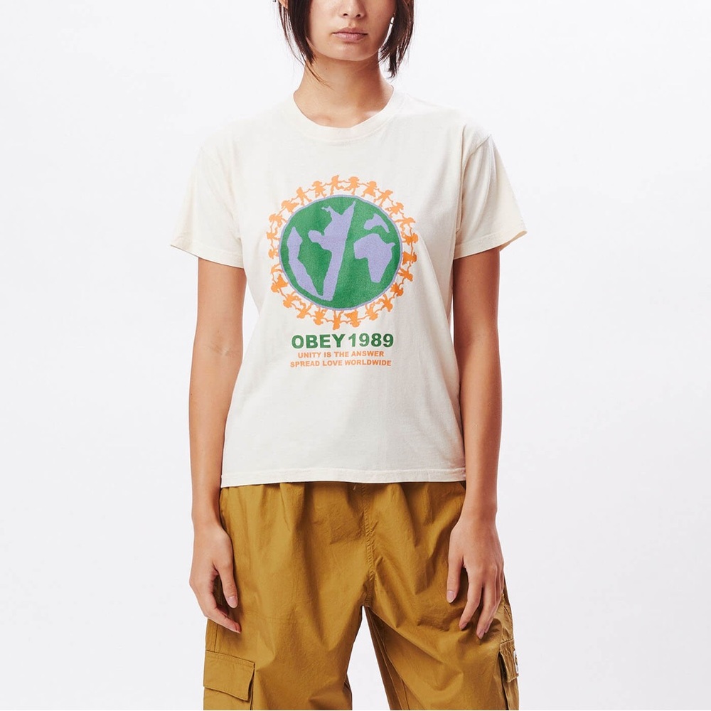 OBEY SPREAD LOVE ORGANIC VINTAGE T-SHIRT